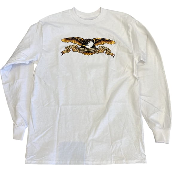 Anti Hero Eagle Long Sleeve Small White