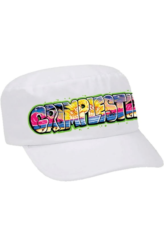 Grimple Beach Painters Adjustable Cap Hat White