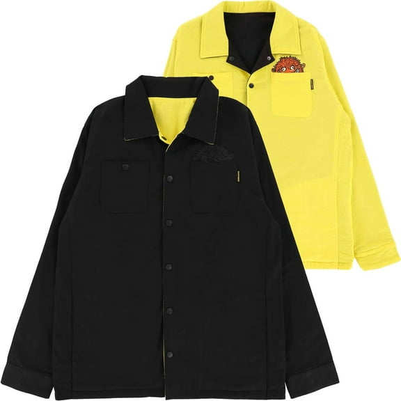 Anti Hero Grimple Reversible Jacket Large Black/Yellow/Multi