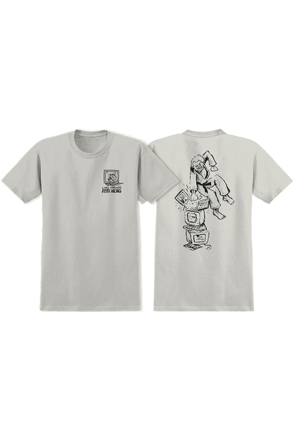 I Hate Computers Short Sleeve T-Shirt Ice Grey, Small, Men's