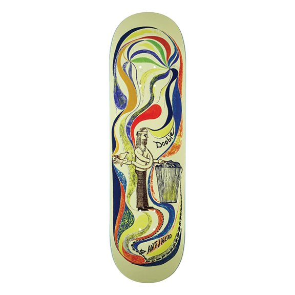 Anti Hero Pellegrin Victor Doobie Expressions Skateboard Deck - 8.75" Cream (Deck Only)