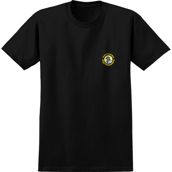Anti Hero Pigeon Round Pocket Ss M-Blk