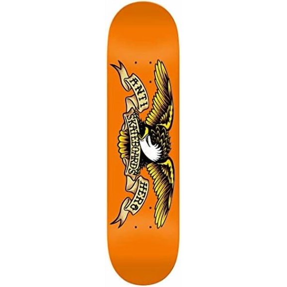 Anti Hero Skateboard Deck Classic Eagle Orange 9.0"$$Sport & Recreation Other