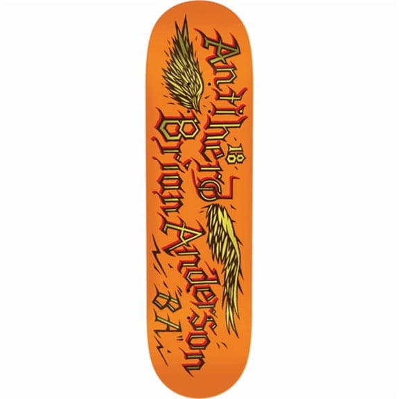 Anti Hero Skateboards Brian Anderson Customs Skateboard Deck - 9.02" x 32.2" (Deck Only)