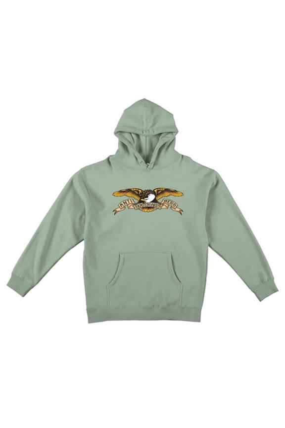 Skateboards Eagle Dusty Sage Men's Hooded Sweatshirt - Medium