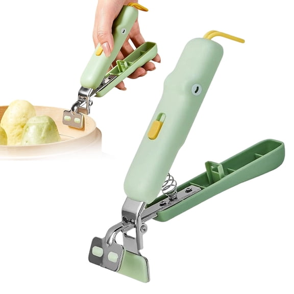 Anti-Hot Stainless Steel Clip – Heat-Resistant Bowl Clamp Holder for Microwave, Oven, Dishes & Pots – Green Cooking Tool