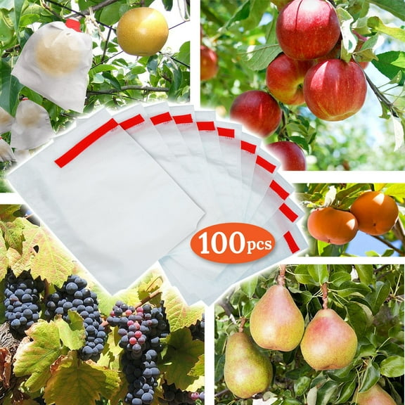 Anti Insect Garden Plant Fruit Protect Drawstring non-wove Bag