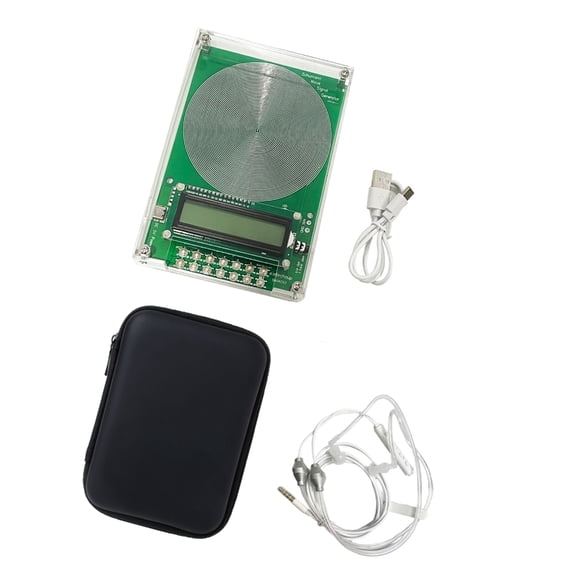 Anti Intervention Headphone Package Including Schumann Signal Generator And Protective Pouch For Sound Clarity