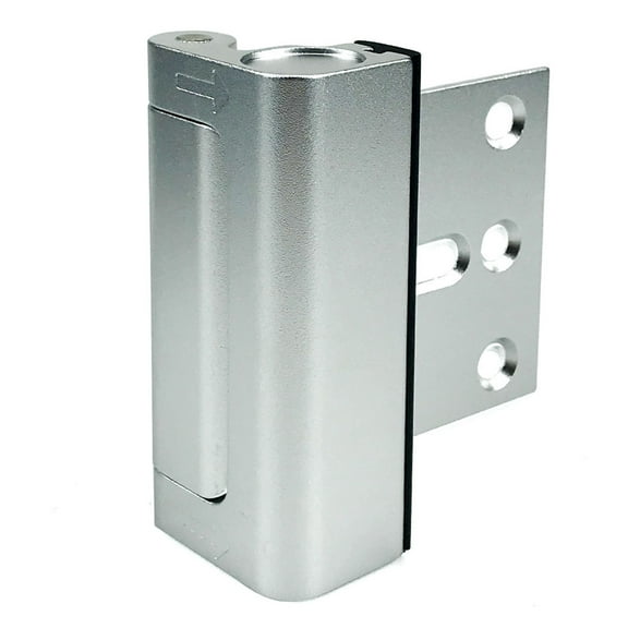 Anti-Kick Door Lock Reinforcement, 800lbs Security Latch for Home Front Doors, Child Proof Aluminum Safety Lock Protector,1 Pack,Silver