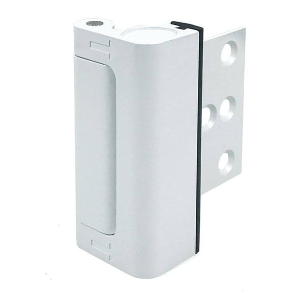 Anti-Kick Door Lock Reinforcement, 800lbs Security Latch for Home Front Doors, Child Proof Aluminum Safety Lock Protector,1 Pack,White