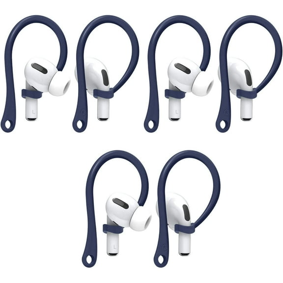 Anti-Loss Earhook - Earbuds & for Airpod Holder, Earbud Holder, Anti-Lost Secure Earhook Holder Ear Attachment Loops, Anti-Slip Comfortable Fit Earhook (3pcs-Purple)
