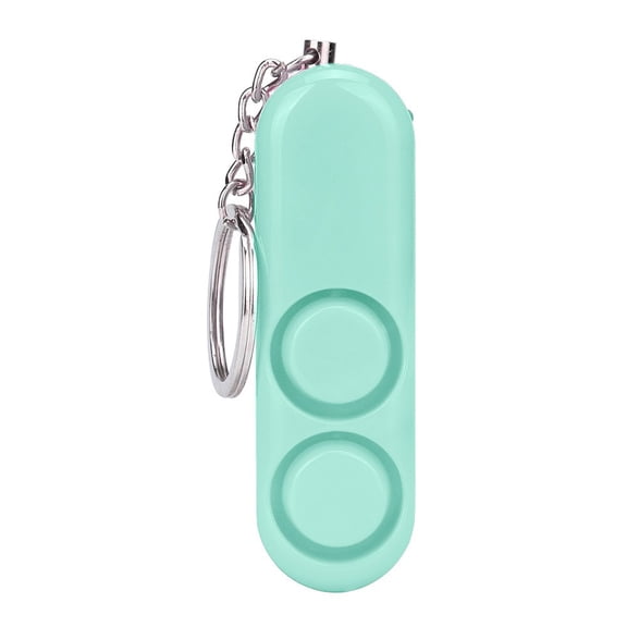 Anti-Lost Key Finder With Led Light - 120Db Dual Speakers Personal Alarm With Keychain, Green - For Keys, Bags, Luggage, Pets, Emergency Situations