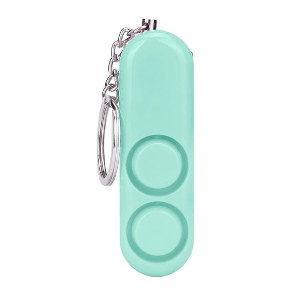 Anti-Lost Key Finder With Led Light - 120Db Dual Speakers Personal Alarm With Keychain, Green - For Keys, Bags, Luggage, Pets, Emergency Situations
