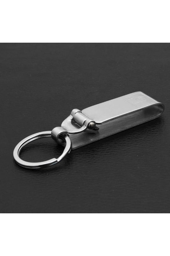 Anti-Lost Stainless Steel Belt for Key Holder Key-Clip Detachable Keyrings for M