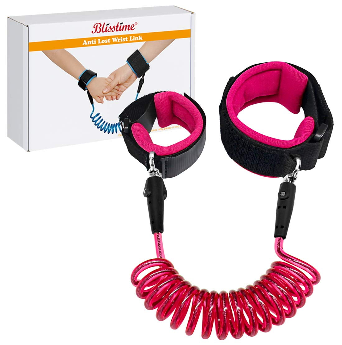 KidDough Anti Lost Wrist Link for Kids with Key and Lock