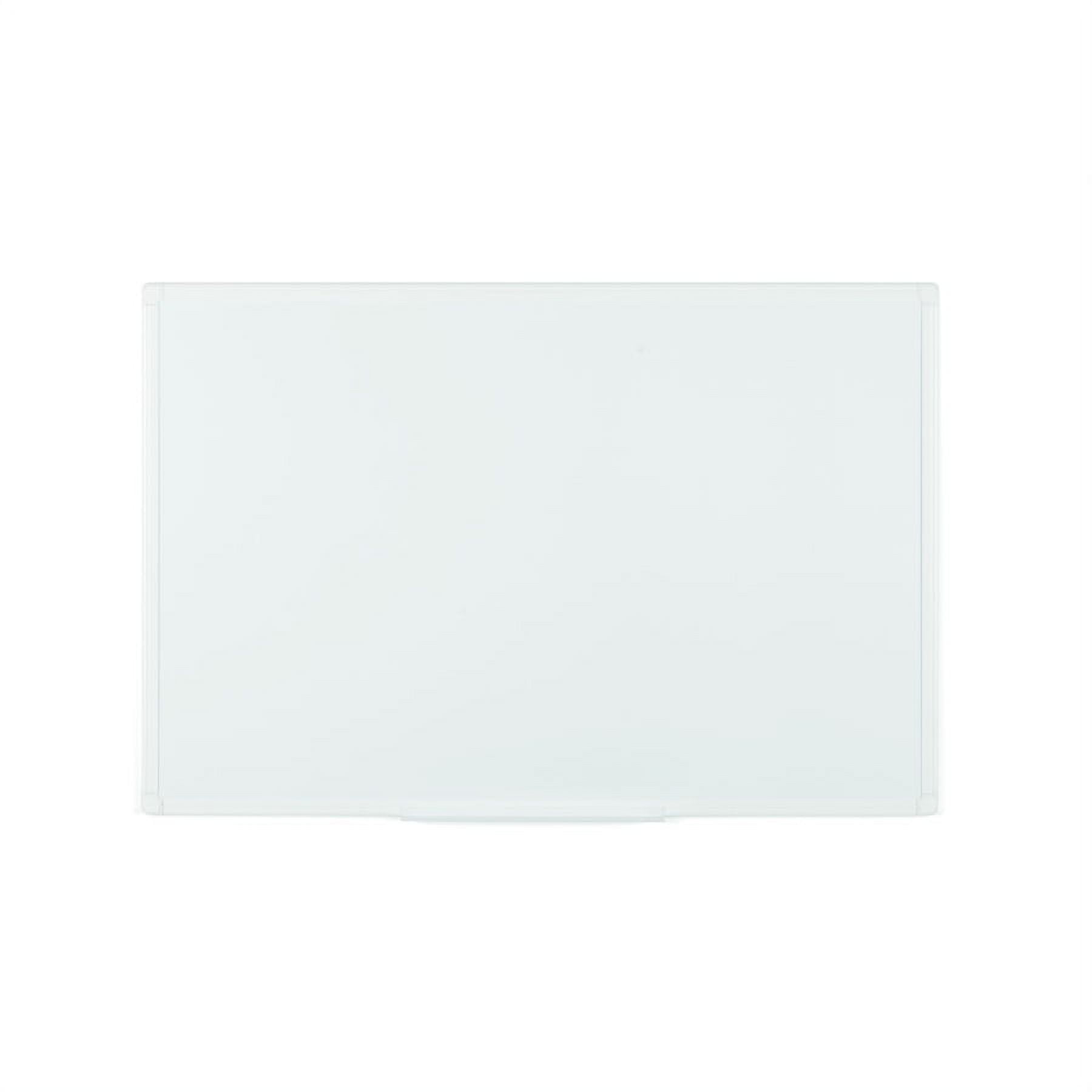 Anti-Microbial Magnetic Steel Dry-Erase Board, 36" X 48", White Aluminum Frame