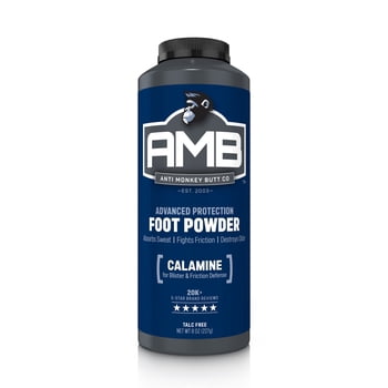 Anti Monkey Butt Body Powder and Foot Powder for Men and Women, 8 oz
