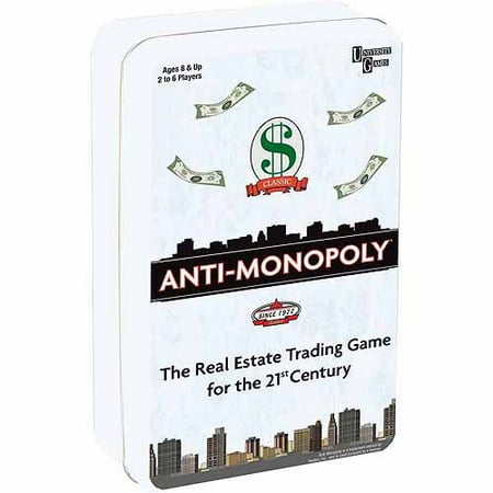 Anti-Monopoly Game from University Games, for 2 to 6 Players Ages 8 and Up