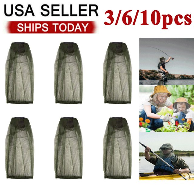 AntiMosquito Bug Bee Insect Head Net Hat Cap Sun Protection Fishing