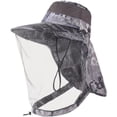 thumbnail image 1 of vlrwzc Anti-Mosquito Mesh Bucket Hat, Mosquito Head Net Mesh Hat, Netting-Midge Face Cover UV Protection Bucket Fishing Cap Beekeeping Net Hat for Outdoor Gardening, 1 of 7