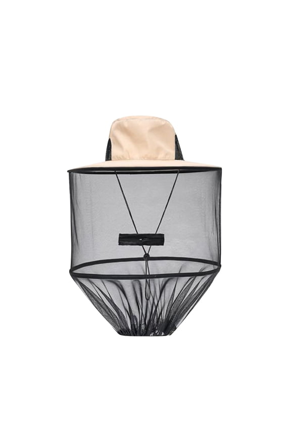 Anti-Mosquito Net Hat for Men Women, Wide Brim Sun Hat with Detachable Insect Head Net, Breathable Canvas Bee Bug Shield Cap for Outdoor Fishing Hiking Gardening