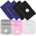 thumbnail image 1 of Anti Nausea Wristband - 5 Pairs Motion Sickness Bands for Pregnant Women Adult, Sea Sickness Wristbands for Sea Car Flying Travel, 1 of 7