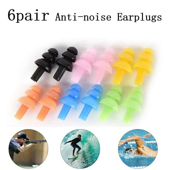 Anti-Noise Earplugs Wireless Earbuds 6 Pairs Accessories Earbud Covers