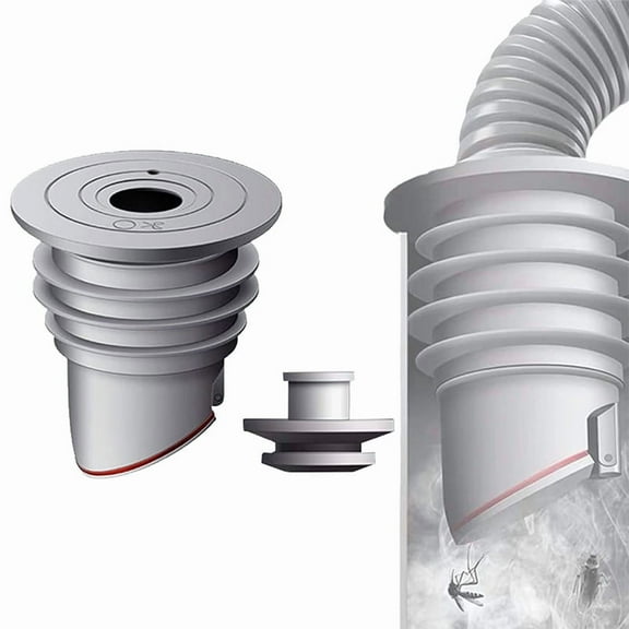 Anti-Odor & Anti-Overflow Drain Stopper, 6.4cm/2.5in