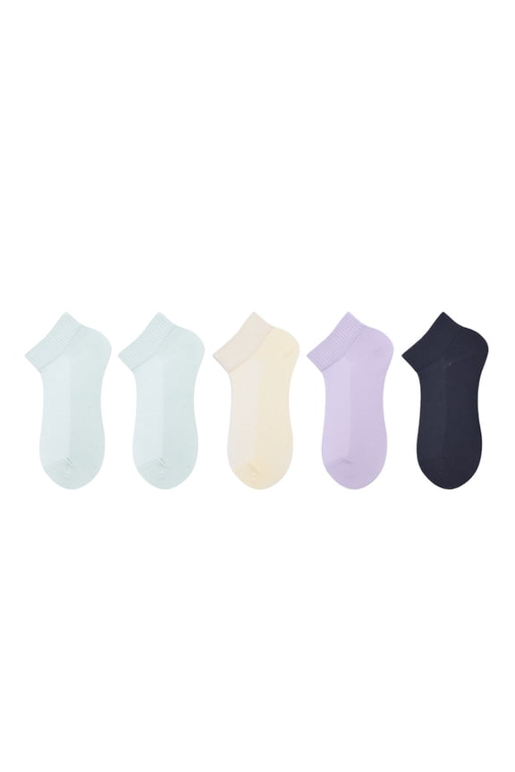 Anti-Odor Sock , 5 Pairs Casual Sock , Ankle Socks , Thin Sock With Mesh (One Size,5 Pairs)