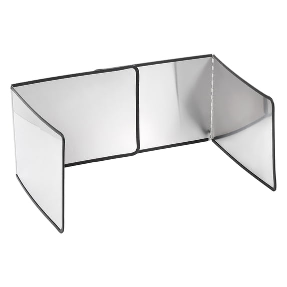 Anti Oil Splatter Guard 2Pcs, 2 Sided Splatter Guard Foldable Splatter Screen for Kitchen Cooking Stove 15.7" x 11.8"