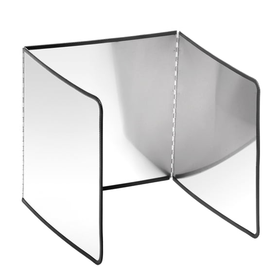 Anti Oil Splatter Guard , 3 Sided Splatter Guard Foldable Splatter Screen for Kitchen Cooking Stove 15.7" x 15.7"