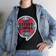 Anti Oxford Comma League Funny Grammar English Major T-Shirt