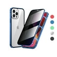 thumbnail image 1 of Anti Peep Magnetic iPhone 11 Case [Black] Double Sided Privacy Tempered Glass Screen Protector Shockproof and Scratch Resistant Protection, 1 of 8