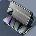thumbnail image 1 of Anti Peeping Case for iPhone 14 Pro Max, 360 Degree Front and Back Privacy Tempered Glass Cover, Anti SPY Screen, Anti Peep Magnetic Adsorption Metal Bumper for iPhone 14 Pro Max, Black, 1 of 8
