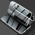 thumbnail image 1 of Anti-Peeping Magnetic Case for Samsung Galaxy S23 Plus/S23+,Privacy Tempered Glass Screen Protector Luxury Rugged Shockproof Anti-Scratch Phone Case,Silver, 1 of 6