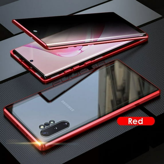 Anti Peeping Magnetic Case for Samsung S23 S22 S21 Ultra Note 20 S20 FE Note 10 Plus Note 9 Double Sided Tempered Glass Cover