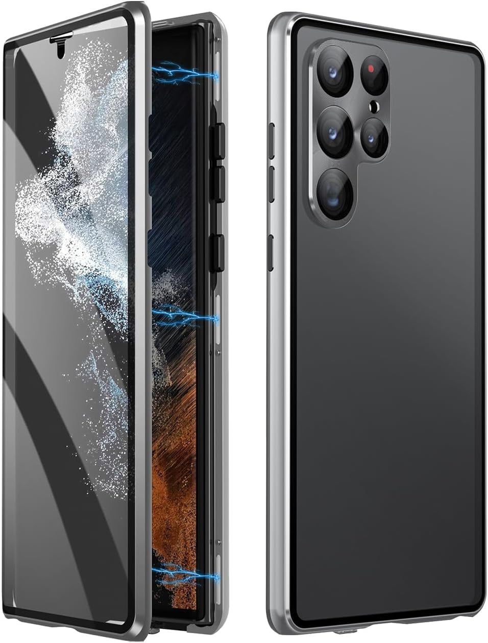 Anti Peeping Magnetic Tempered Glass Double Sided Phone Case for Anti Peeping Magnetic Tempered Glass Double Sided Phone Case for