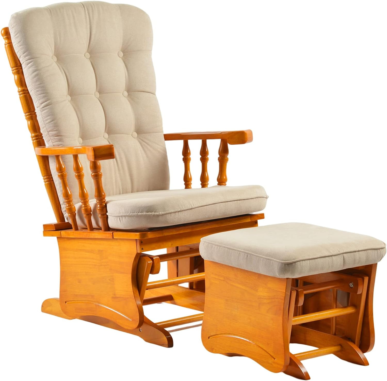 Glider Chair Wood Glider Ottoman Dvasovio Nursery Glider Chair