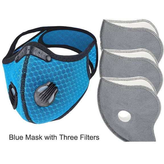 Anti- Pollution Mouth Face Mask Cycling Bicycle Bike Motorcycle Reusable Masks for Adult Kids