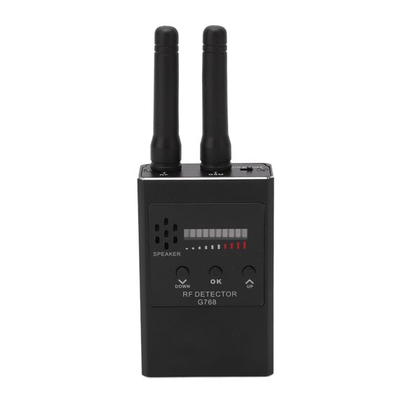 Anti Positioning Multiple Detection Modes Sensitive Portable GPS RF Signal Scanner Detector for Hotel Security, Black