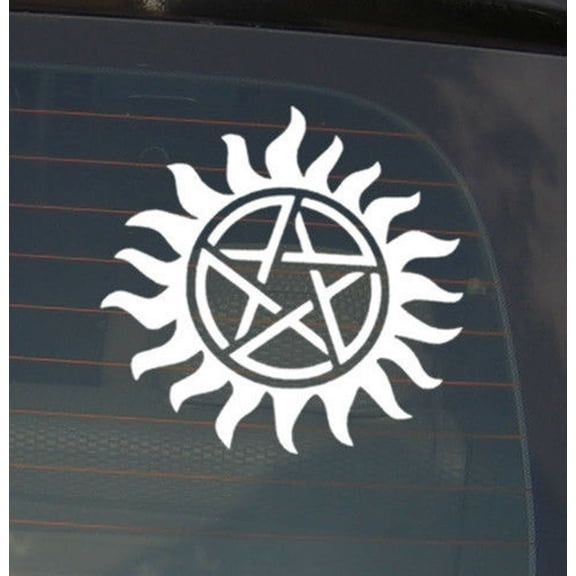 Anti-Possession Symbol Decal Sticker VooDoo Demons Wicca Magic Witchcraft 5"