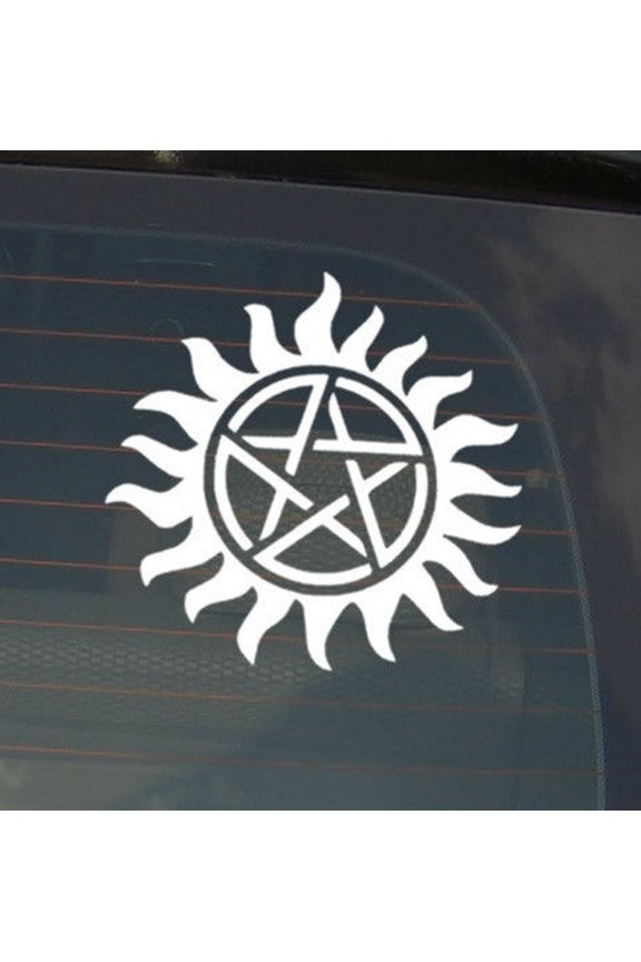 Anti-Possession Symbol Decal Sticker VooDoo Demons Wicca Magic Witchcraft 5"