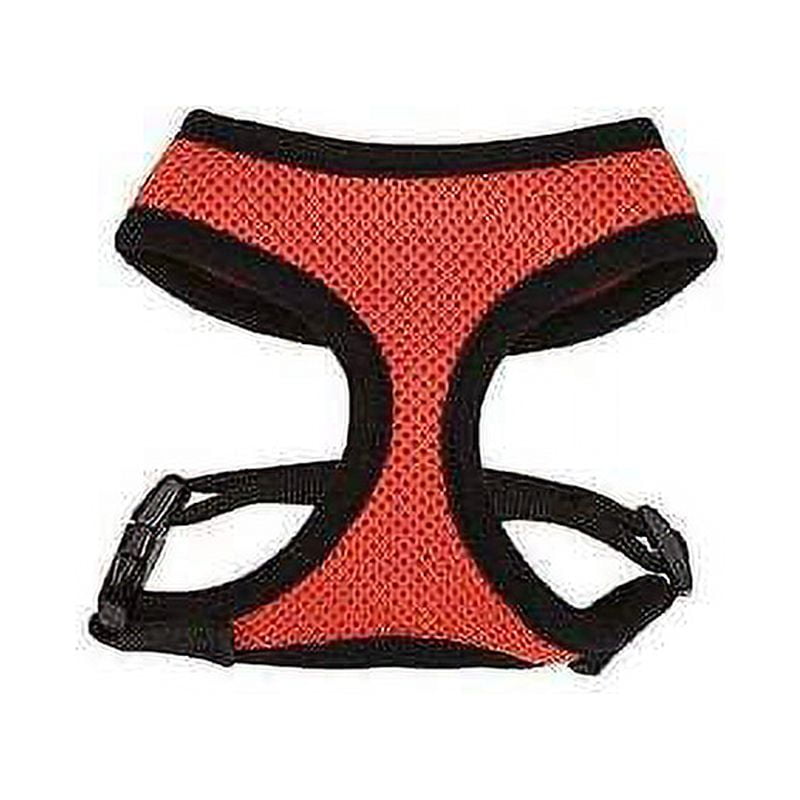 Anti Pull Breathable Mesh NO CHOKE Dog Harness Selections - 10 Colors & 5 Sizes (Orange Harness,xLarge)