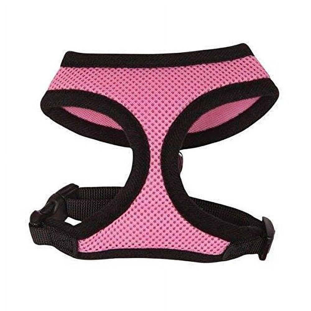 Anti Pull Breathable Mesh NO CHOKE Dog Harness Selections - 10 Colors & 5 Sizes(xLarge Pastel Pink Harness)