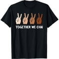 thumbnail image 1 of Anti Racism - Equality Tolerance Social Justice T-Shirt Black Large, 1 of 4
