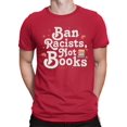 thumbnail image 1 of Anti-Racist Book Lover Statement Tee T-shirt Color Men's, 1 of 4