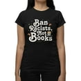thumbnail image 1 of Anti-Racist Book Lover Statement Tee T-shirt Women's, 1 of 3