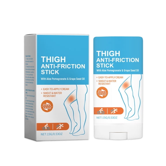Under Anti-Reibungs-Stick, Anti-Chafing Stick for Thighs & Body Waterproof, Sweat-Resistant Balm for Skin Protection Non-Greasy, Easy Glide Stick for Legs, Heels Based