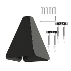 Anti-Rust Squirrel Baffle Foldable Hanging Squirrel Flapper Wrap Around Squirrel Proof Baffles Outdo Black plastic