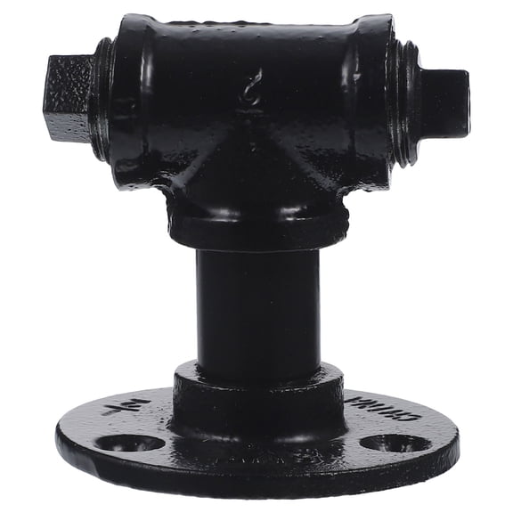 WRISTBIQUE Industrial Pipe Handle Iron Furniture Handle Black for Home Decoration 1Set